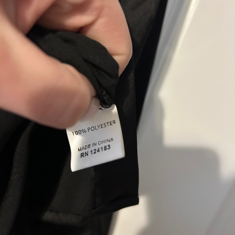 Jon and Anna Women’s Small Black Satin Blouse - Picture 4 of 5